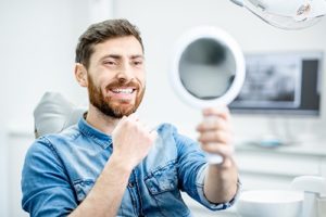 Man pleased with his Dental Bonding in Austin, Texas